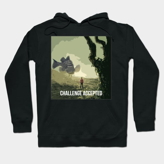 Challenge Accepted Hoodie by 4code